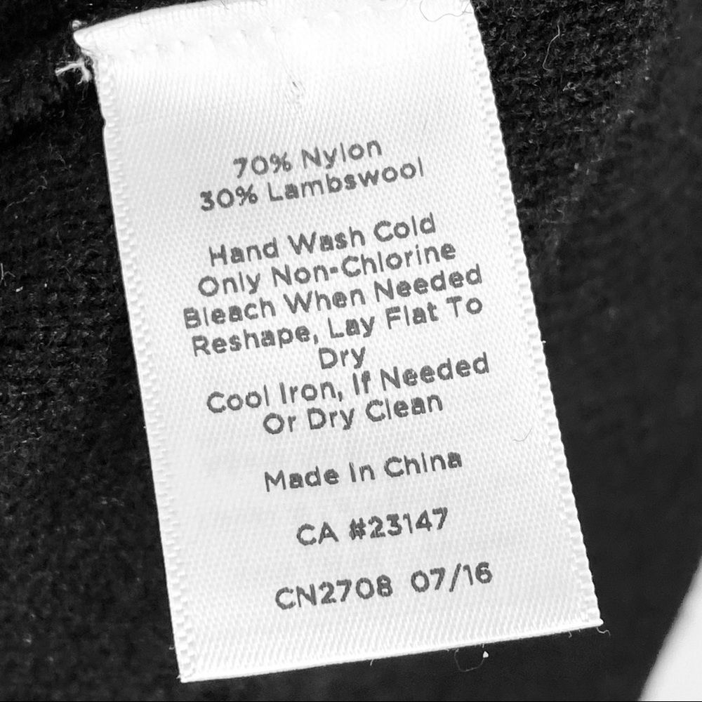 Talbots Black Wool Cable Knit Pullover Sweater - image 7